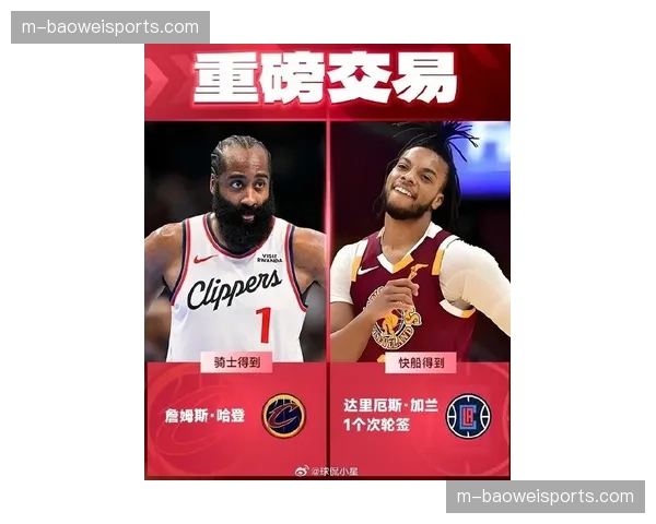 快船送走哈登换回加兰 年轻核心构建未来薪资结构优化